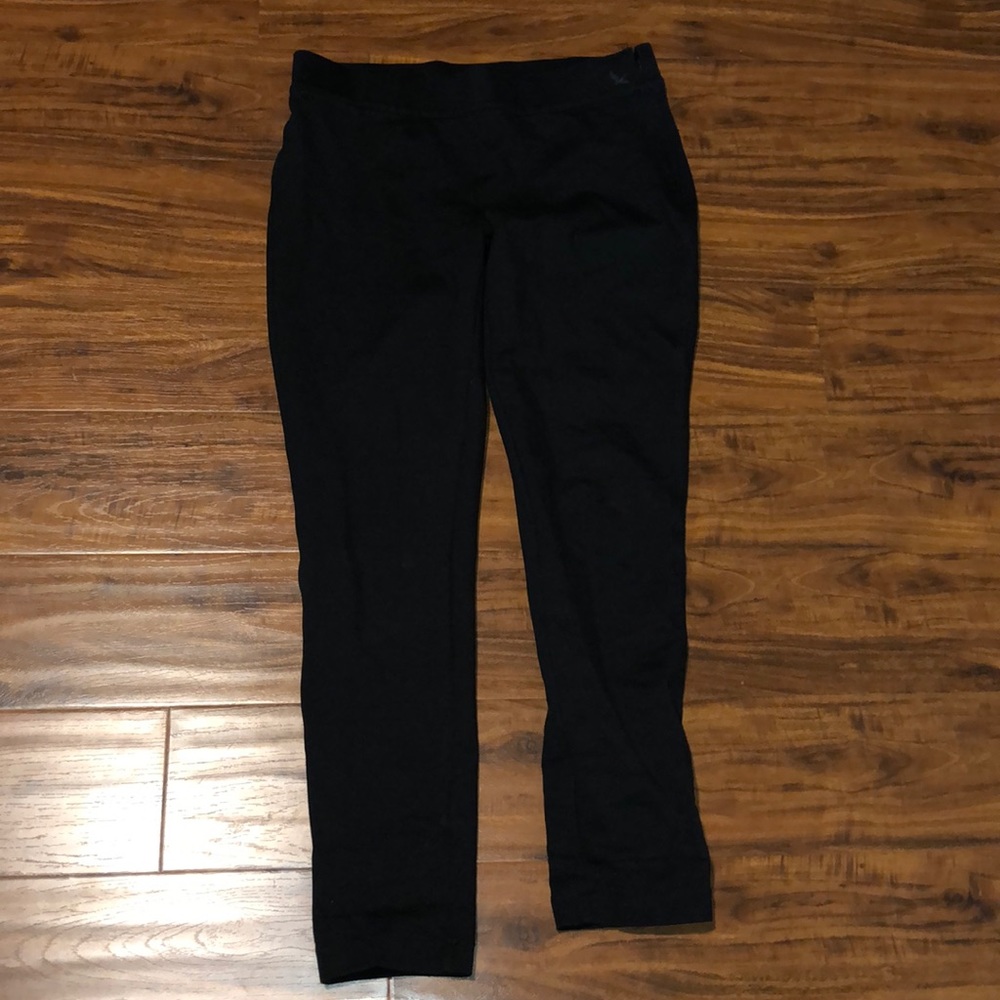 Eddie Bauer Black Side-Zip Stretch Dress Pants